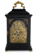 AN AUSTRIAN BAROQUE BRACKET CLOCK