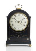 AN ENGLISH BRACKET CLOCK