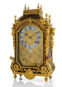 A FINE ORMOLU MOUNTED LOUIS XIV BOULLE MARQUETRY PENDULE RELIGIEUSE