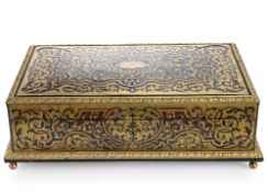 A FRENCH GILTBRONZE BOULLE MARQUETRY JEWELLERY CASKET