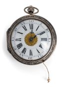 A VERY RARE SILVER CARRIAGE CLOCK