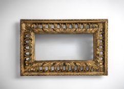 A carved giltwood frame