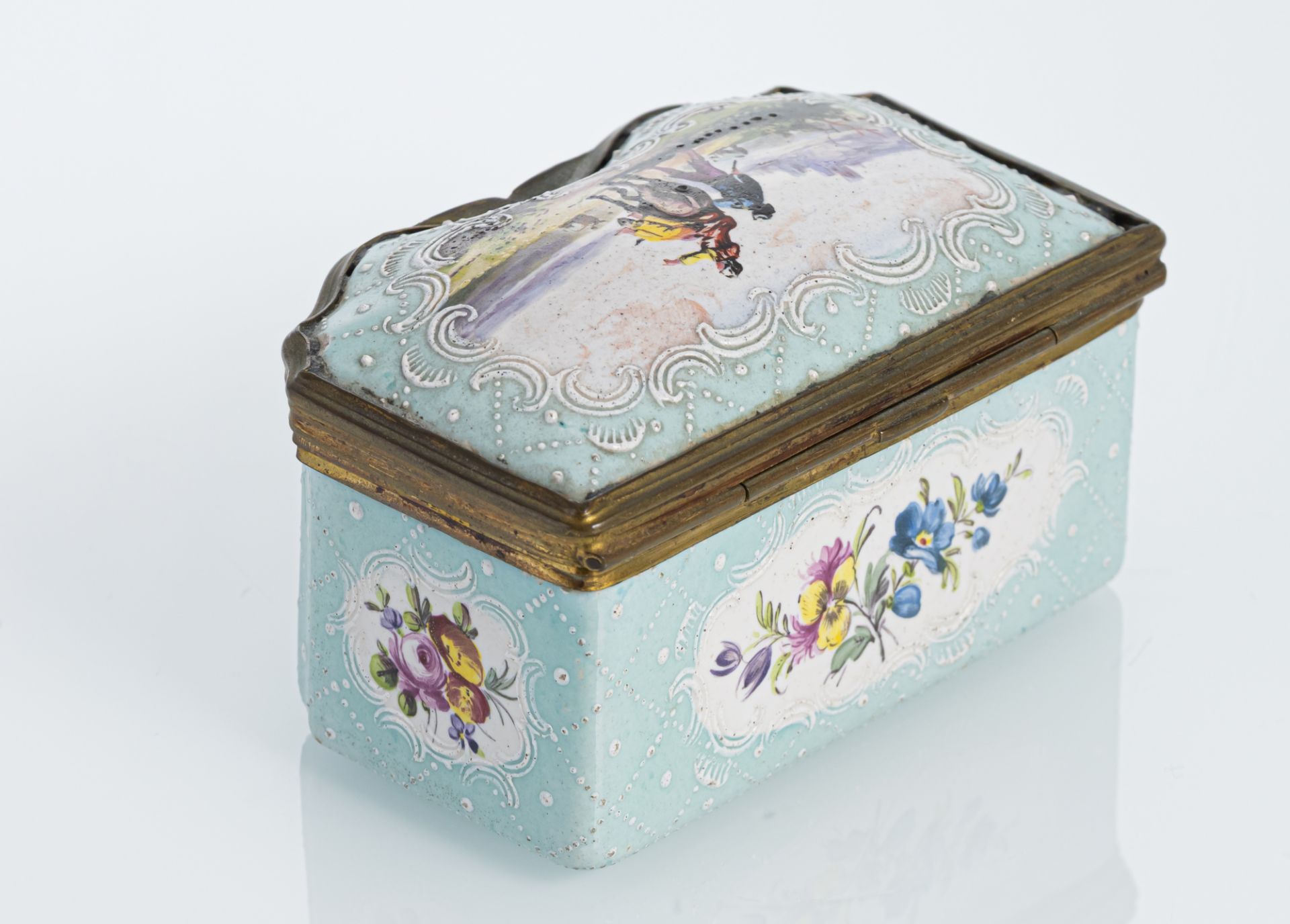 Emaille-Tabatiere - Bild 5 aus 6