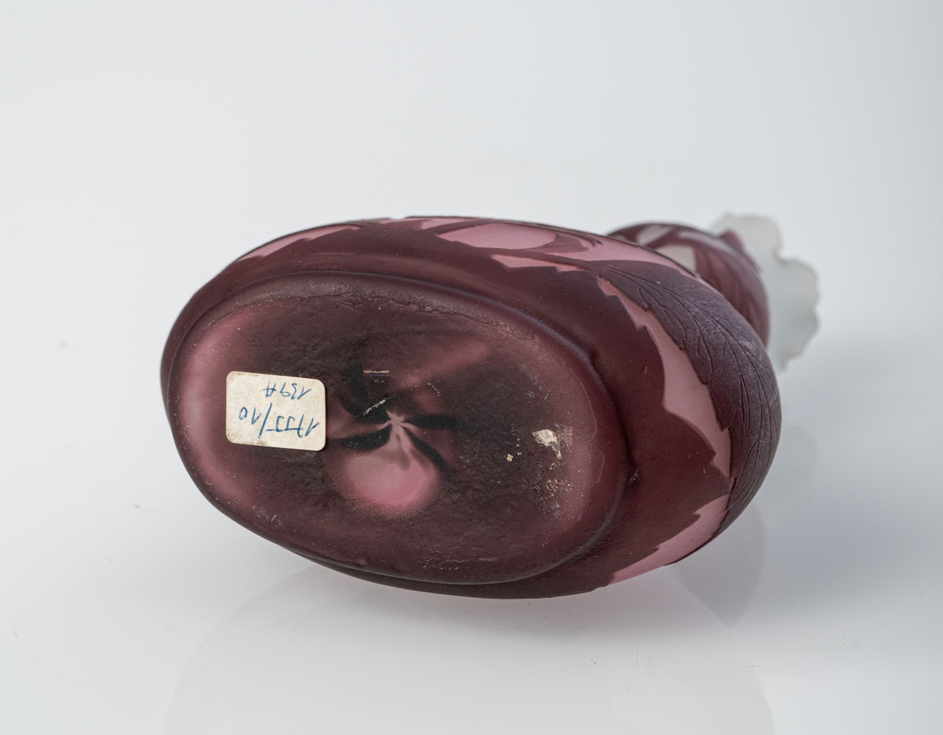 Vase mit Floraldekor - Bild 5 aus 6