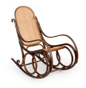 A THONET ROCKING CHAIR
