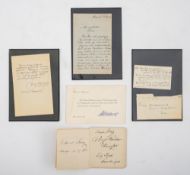 A Mixed Lot of Munich Autographs and Signatures