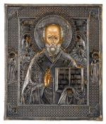 Saint Nicholas with Silver Riza