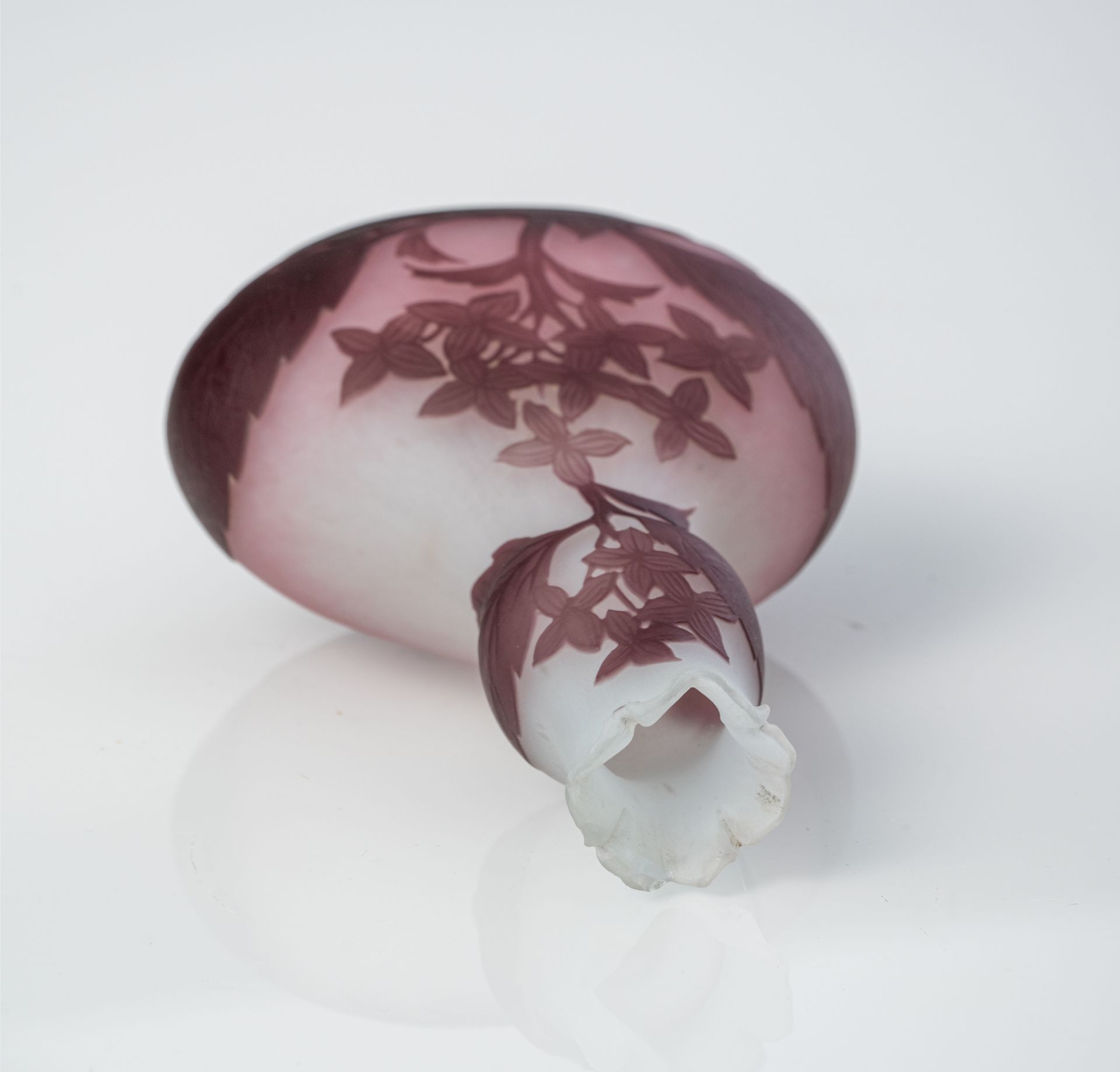 Vase mit Floraldekor - Bild 6 aus 6