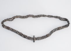 AN ORIENTAL SILVER BELT