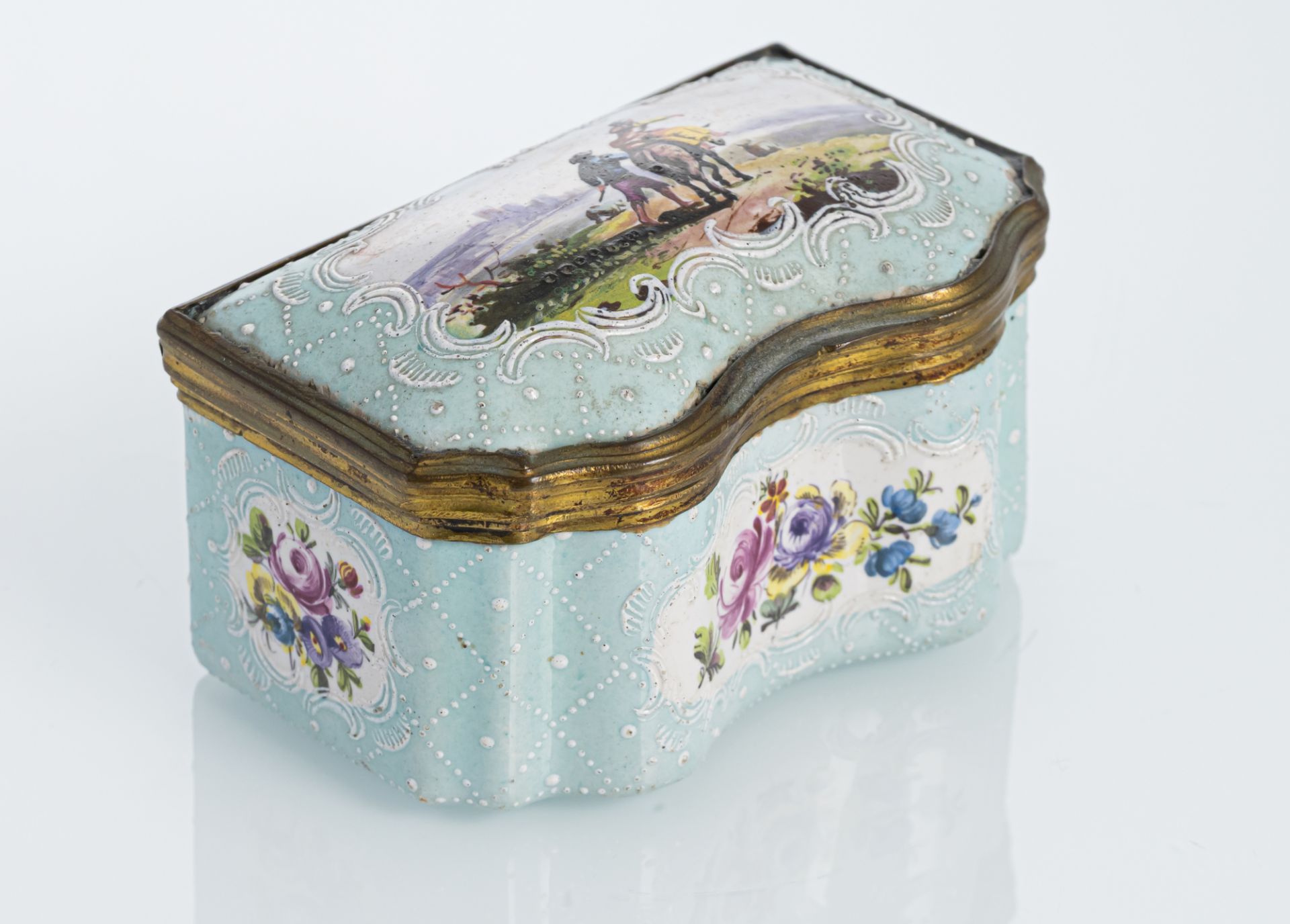 Emaille-Tabatiere - Bild 4 aus 6