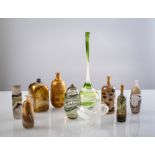 Konvolut von 10 Glasvasen