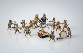 A MIXED LOT OF VIENNA ANIMAL BRONZES
