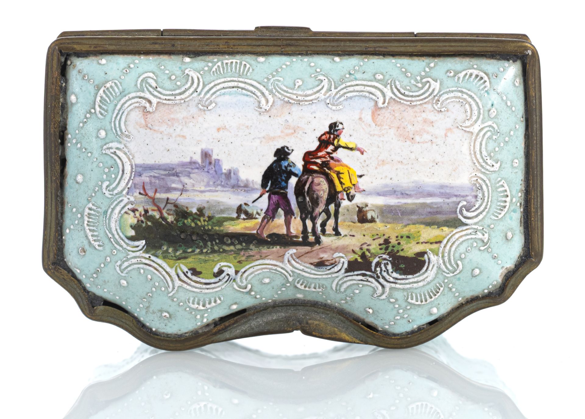 Emaille-Tabatiere - Bild 3 aus 6