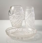 Two vases and bowl