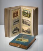 TWO POSTCARD ALBUMS