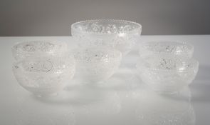 Six-piece dessert service