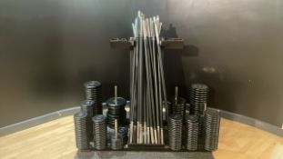 Body Pump Bars Weights And Stand