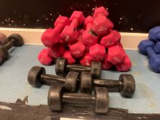 Group Of Assorted 5KG Dumbbells 18