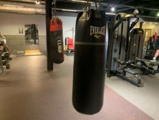 Everlast Black Super Leather 150L Punching Bag