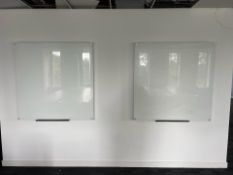 Pair of PVC Whiteboards