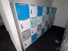 Row Of 36 Pin Lockers