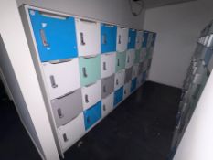 Row Of 36 Pin Lockers