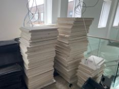 Approximately 250 x White Ceiling Tiles