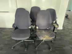 5 x Office Chairs, No Reserve