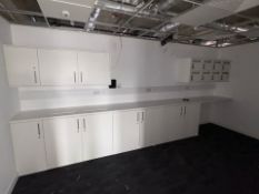 White Built In Kitchen Cupboards