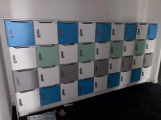 Row Of 36 Pin Lockers