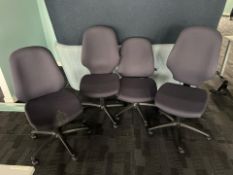 4 x Office Chairs, No Reserve