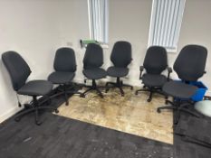 6 x Office Chairs, No Reserve