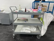 Grey Metal Trolley, No Reserve