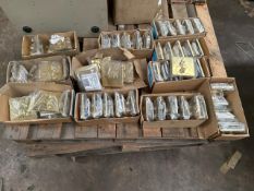 11 x Boxes Of Gold Coloured Victorian Dimmer 2 Way Switches