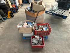 Pallet of Mixed Electrical Components
