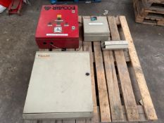 3 x Industrial Electrical Control / Distribution Boards