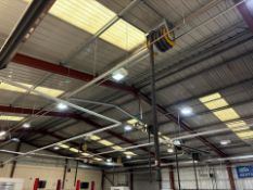 Full Exhaust Extraction Eystem 6 Hose Reels All Connected To Extractor Unit