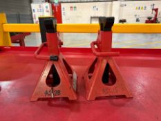 Snap-on Tools Pair of 3 Tonne Ratcheting Jack Stands