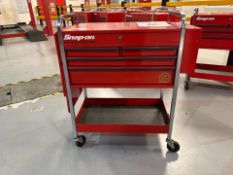 Blue Point Snap On Mobile 7T Roll Cart, Key Present, Contents Included