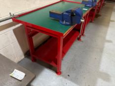 Metal Work Bench With 2 Vices