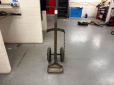Metal Gas Bottle Trolley