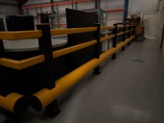 Run of A Safe Barriers, 24 x Uprights & 38 x Horizontal Beams
