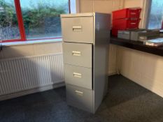 Metal 4 Drawer Unit - No Reserve