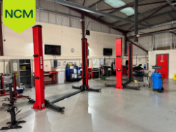 MOT Training Facility Closure University of Derby, Inc Garage & Workshop Equipment, Racking, Vehicle Lifts, Compressors, Welders, Pallet Wrapper