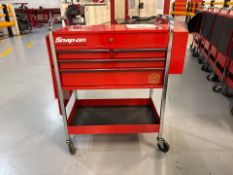 Blue Point Snap On Mobile 7T Roll Cart, Key Present & Tools Included