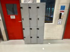 Grey Metal Locker Nests x3