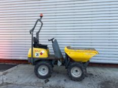 2017 1.0T Wacker Neuson 4WD Hydraulic Lift Dumper, 1396 Hours - A82528 Buyers Premium 15%