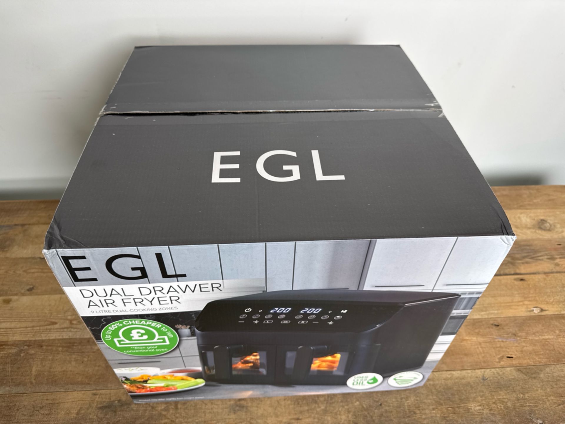 EGL 9L Dual Drawer Air Fryer - Image 12 of 12