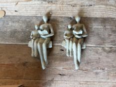 Antique White Pot Hanger x10
