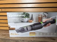 Daewoo Compact Lyte 7.4v Cordless Handheld Vacuum Cleaner